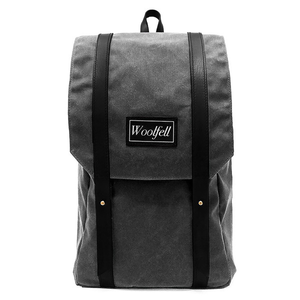 Woolfell Warrior Backpack Gray and Brown Woolfell Warrior Backpack Gray and Brown