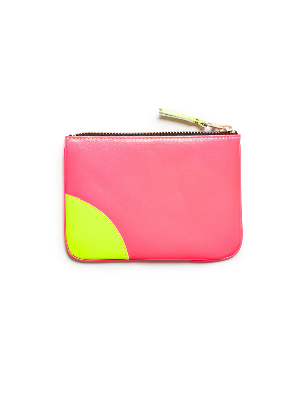 Comme des Garcons Super Fluo Classic Wallet - Orange/Pink Comme des Garcons Super Fluo Classic Wallet - Orange/Pink