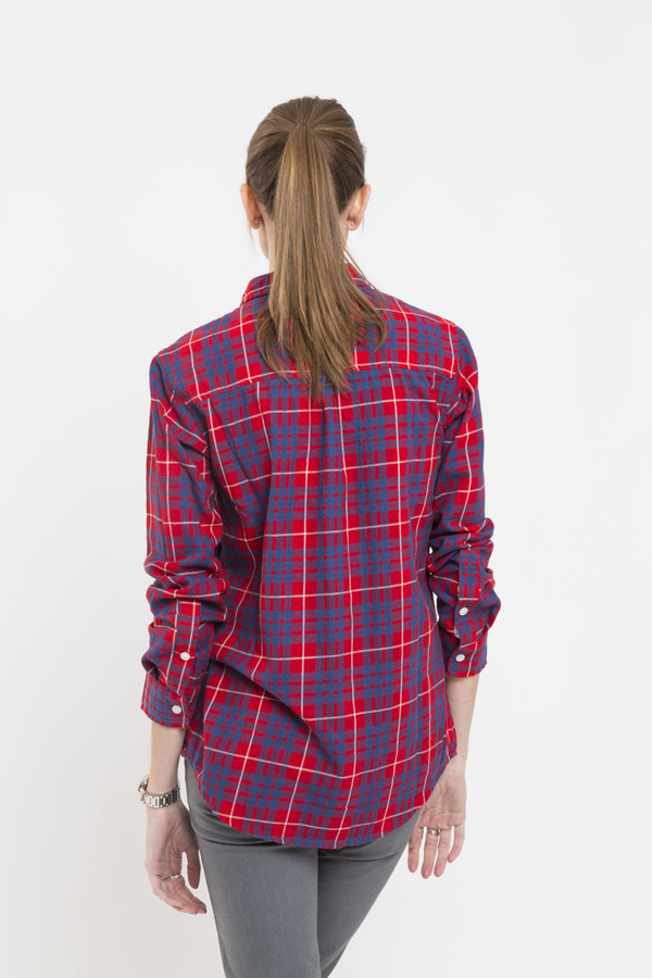Bridge & Burn Bird Button-Down in Red Plaid Bridge & Burn Bird Button-Down in Red Plaid