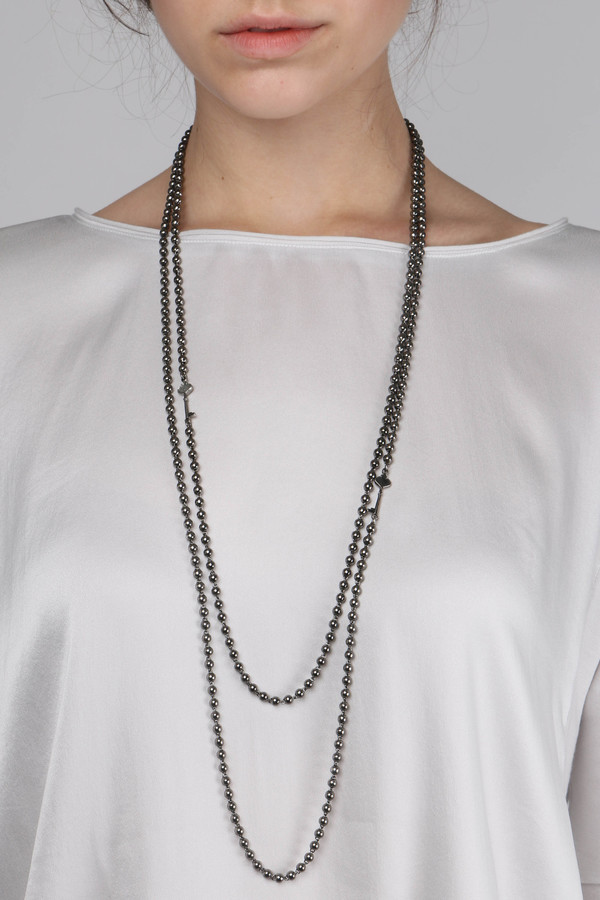 Oliver Kelly Gunmetal Chain W/ Key 36" Oliver Kelly Gunmetal Chain W/ Key 36"