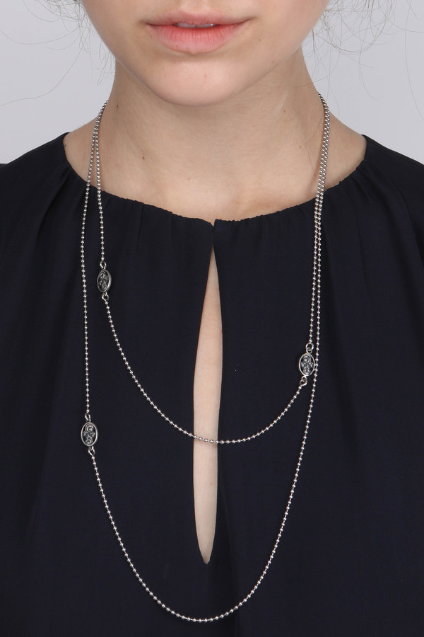 Oliver Kelly Wrap Necklace Rose Oliver Kelly Wrap Necklace Rose