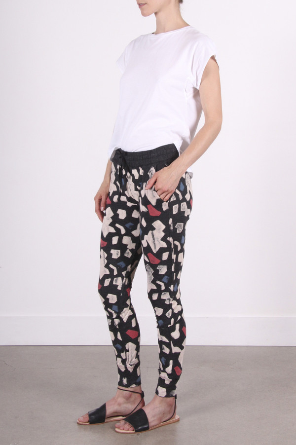 Calder Blake Collage Print Cocteau Pant Calder Blake Collage Print Cocteau Pant