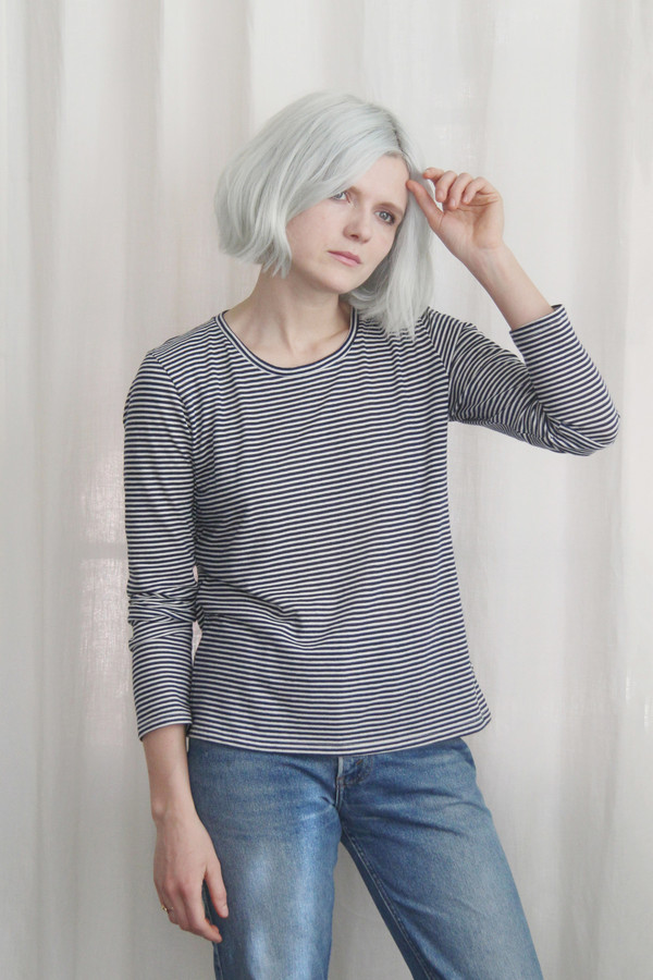 Calder Blake Miro Tee in Picasso Stripe Calder Blake Miro Tee in Picasso Stripe