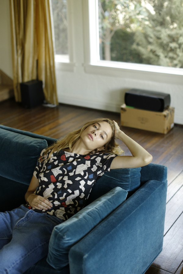 Calder Blake Rosalie Sweatshirt in the Collages Print Calder Blake Rosalie Sweatshirt in the Collages Print