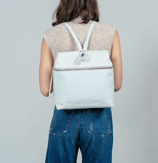 KARA Backpack in Pebble Leather KARA Backpack in Pebble Leather