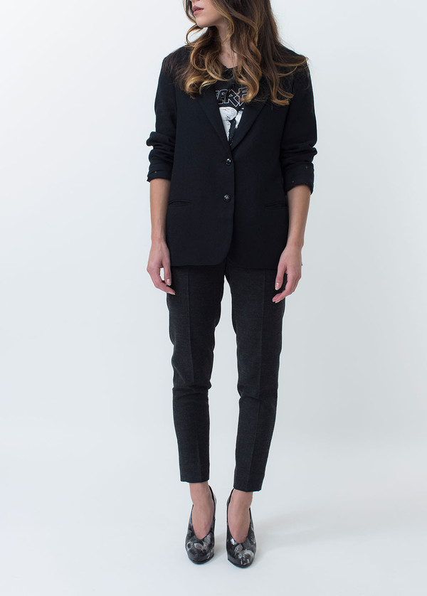 Whyred Blue Elastic Pant Whyred Blue Elastic Pant