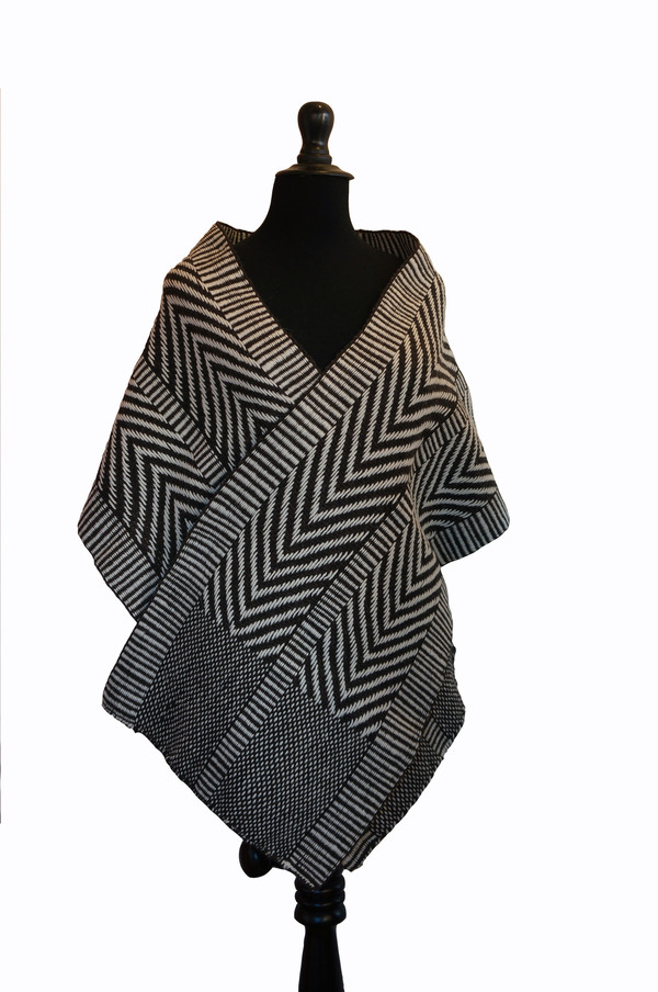 VOZ Shawl Chevron Wool Blend VOZ Shawl Chevron Wool Blend