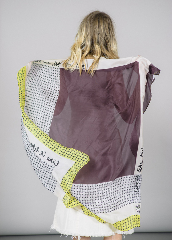Baum und Pferdgarten Lacey Printed Silk Scarf Baum und Pferdgarten Lacey Printed Silk Scarf