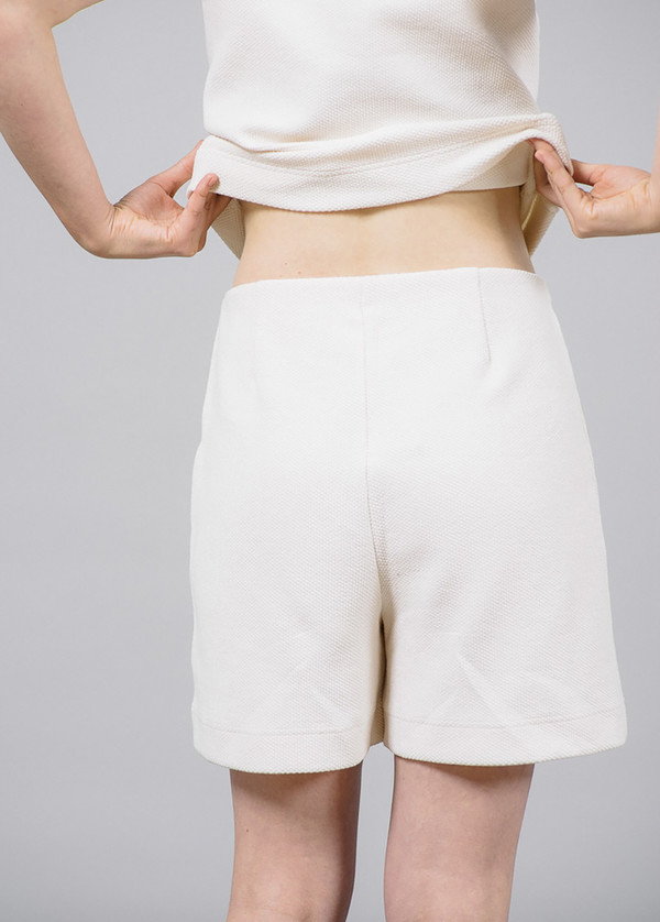 Storm & Marie Morris Short in White Storm & Marie Morris Short in White