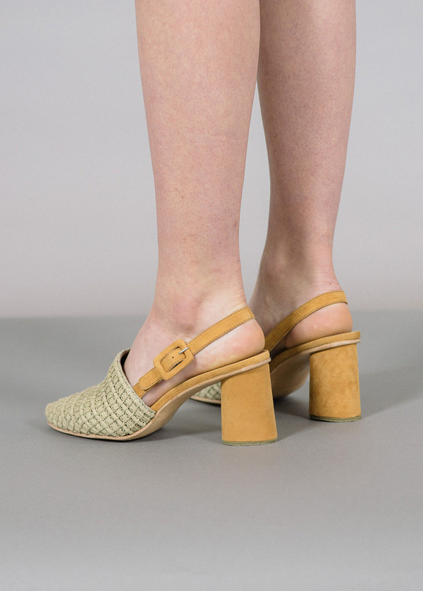 Rachel Comey Sola Pointed Toe Slingback Block Heels Rachel Comey Sola Pointed Toe Slingback Block Heels