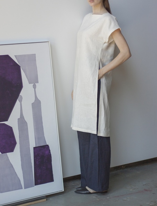 Sunja Link Tunic In Ivory Sunja Link Tunic In Ivory
