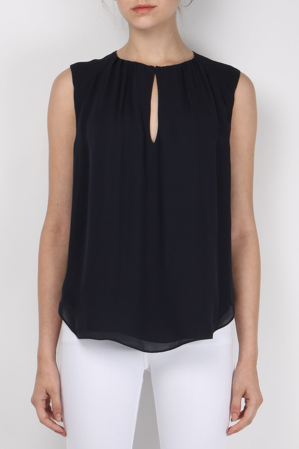 L'agence Abella S/L Keyhole Blouse L'agence Abella S/L Keyhole Blouse