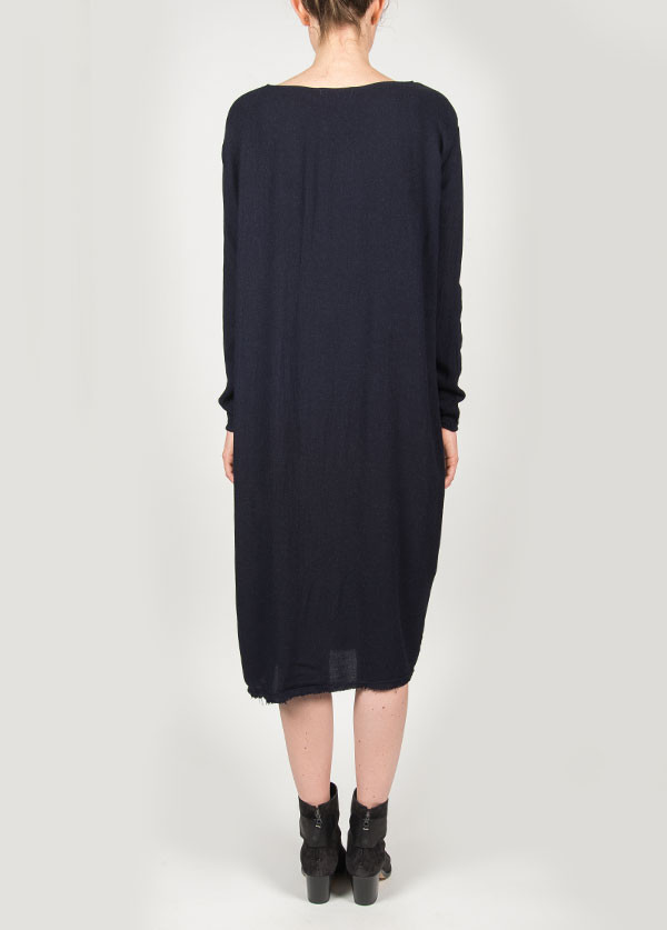 Black Crane - Plain Dress in Eggplant Black Crane - Plain Dress in Eggplant