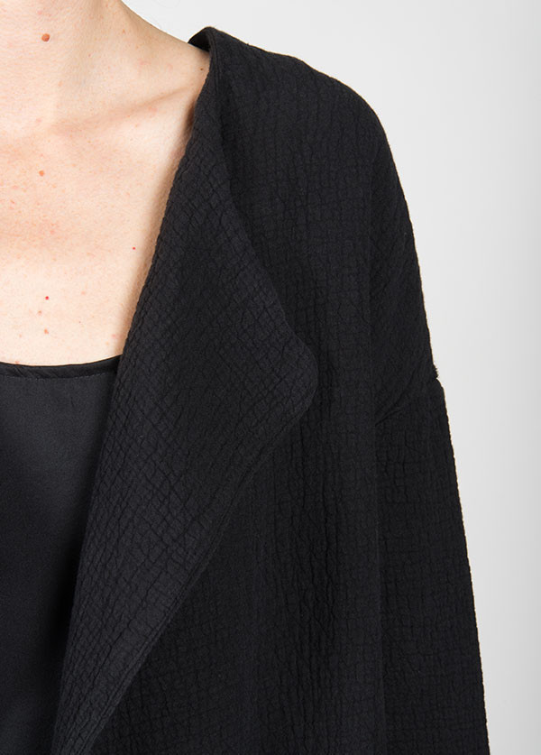 Black Crane - Quilt Coat in Black Black Crane - Quilt Coat in Black