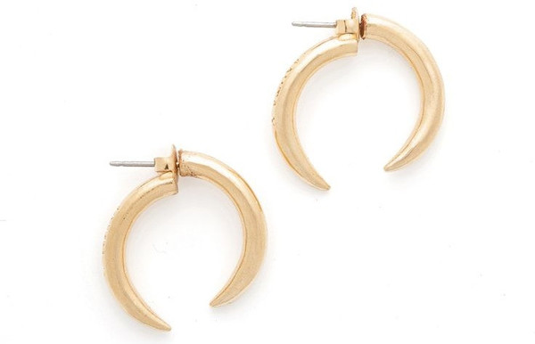 Anita K. Anita K Barricaded Front Back Earrings Anita K. Anita K Barricaded Front Back Earrings