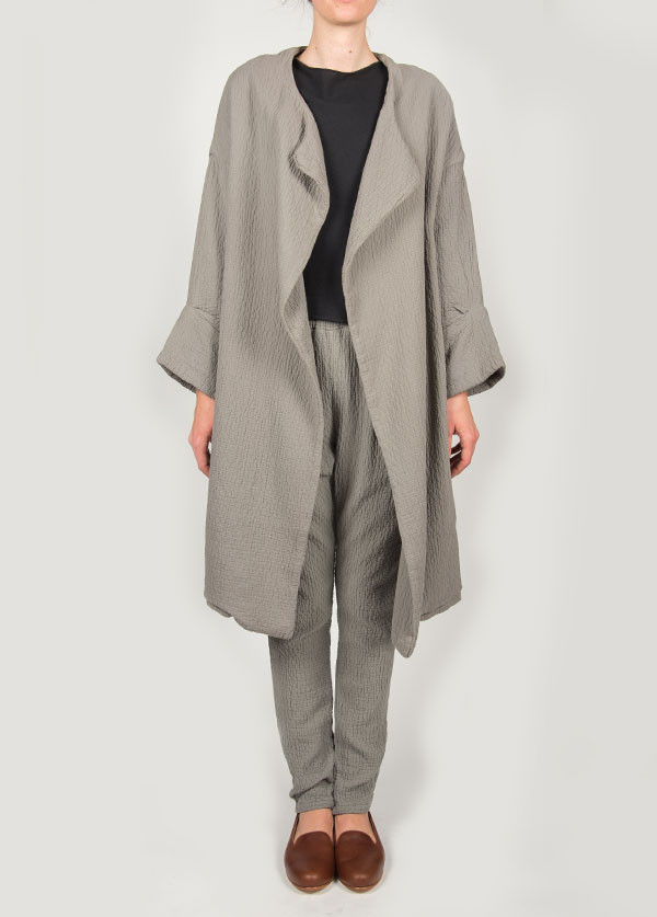 Black Crane - Quilt Coat in Grey Black Crane - Quilt Coat in Grey