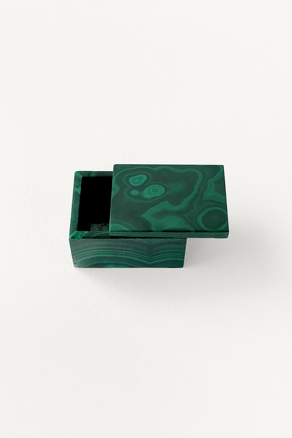 Kathleen Whitaker Malachite Gem Box Kathleen Whitaker Malachite Gem Box