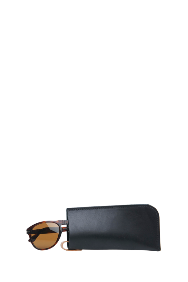 Eyeglass sleeve black leather Eyeglass sleeve black leather