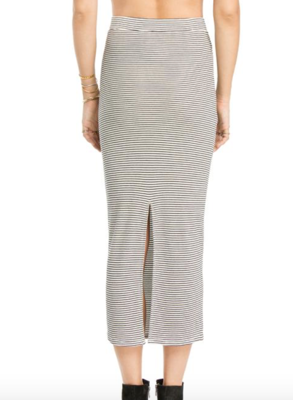 AMUSE SOCIETY Stacy Knit Skirt - Stripe AMUSE SOCIETY Stacy Knit Skirt - Stripe