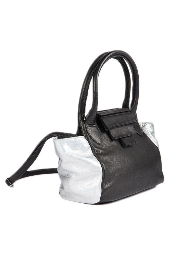 Collina Strada - Sarto Duo Bag in Black and Silver Collina Strada - Sarto Duo Bag in Black and Silver
