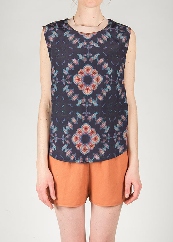Collina Strada - Shiloh Tank in Roses Collina Strada - Shiloh Tank in Roses