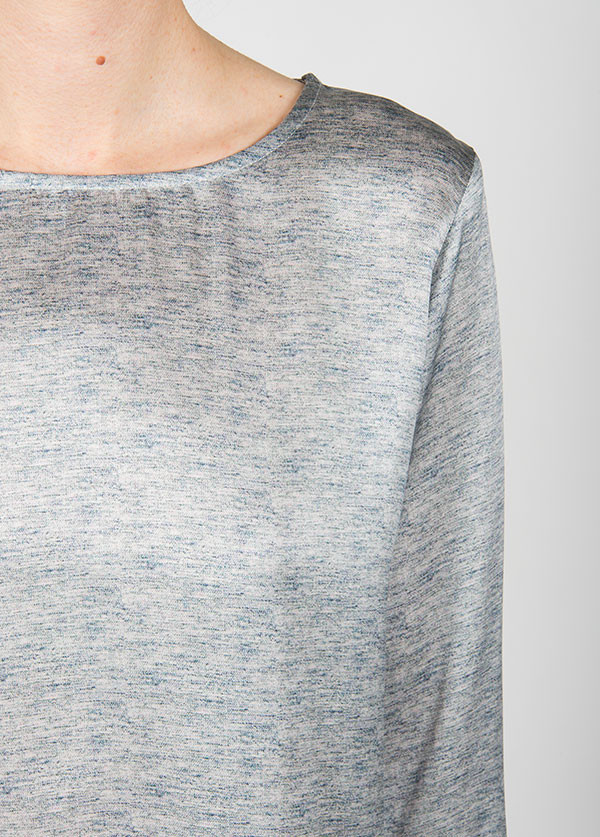 Dolan - Long Sleeve Crewneck Pullover in Heather Print Dolan - Long Sleeve Crewneck Pullover in Heather Print