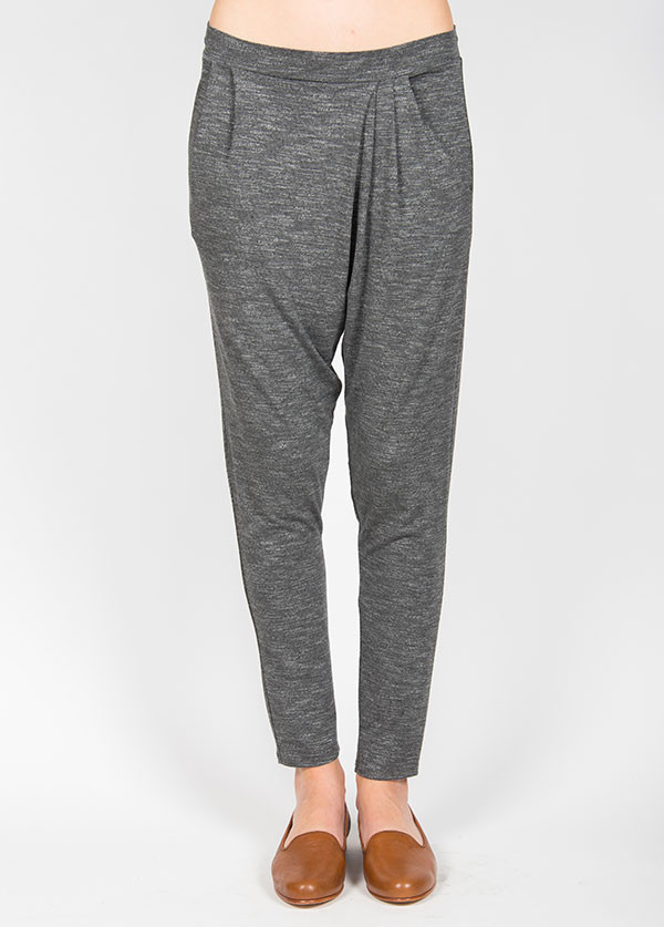 Dolan - Pleated Cross Front Pant in Stone Dolan - Pleated Cross Front Pant in Stone