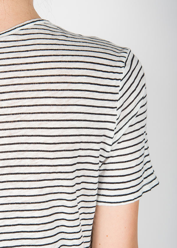Dolan - Short Sleeve Crew Neck Tee in Lost Coast Stripe Dolan - Short Sleeve Crew Neck Tee in Lost Coast Stripe