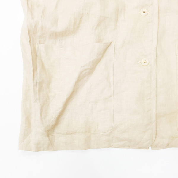 Johan Vintage Light Peach Linen Jacket Johan Vintage Light Peach Linen Jacket