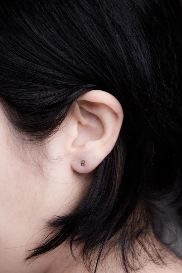 Yayoi Forest Gold Numbered Earrings Yayoi Forest Gold Numbered Earrings