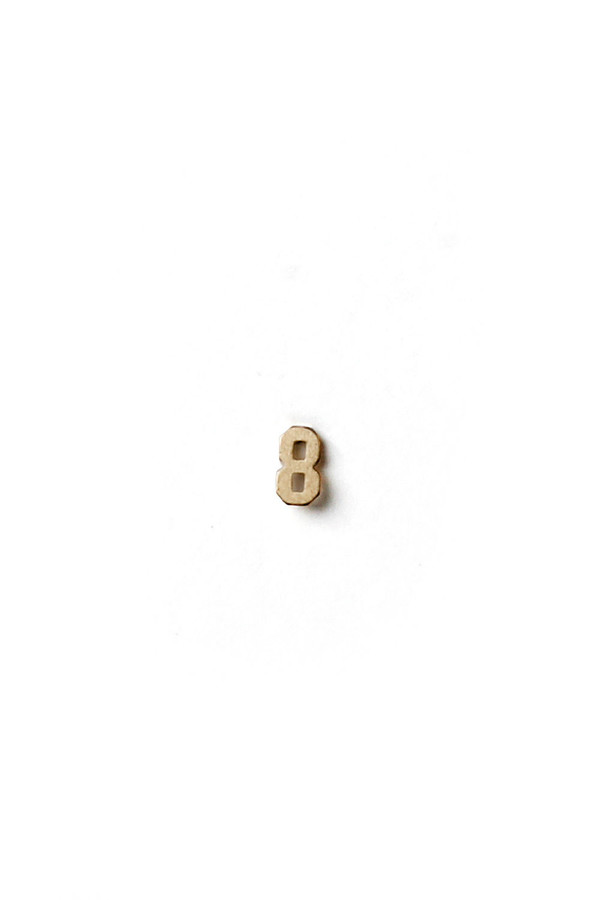 Yayoi Forest Gold Numbered Earrings Yayoi Forest Gold Numbered Earrings
