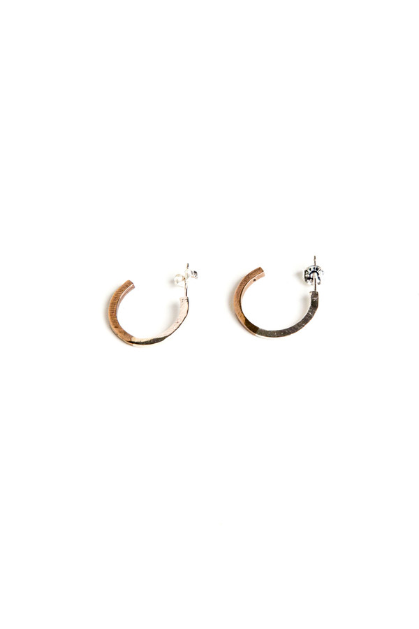Open House Bronze/Silver II Tone Hoops Open House Bronze/Silver II Tone Hoops