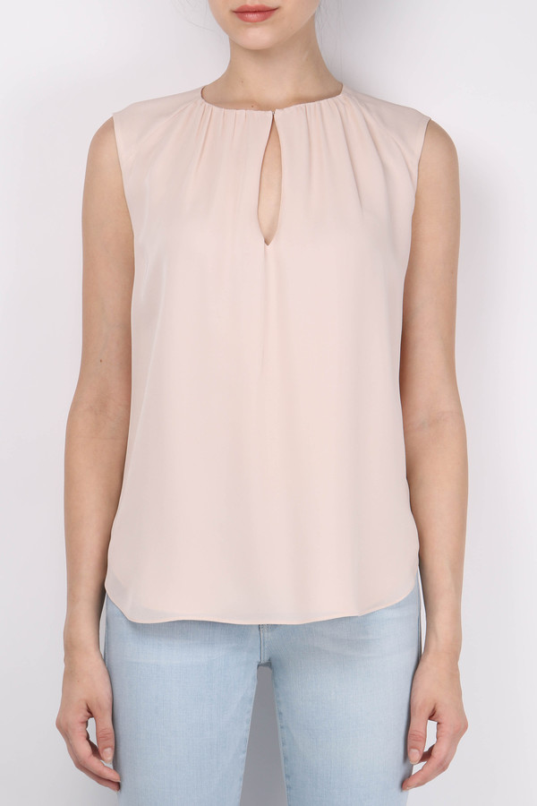 L'agence Abella S/L Keyhole Blouse L'agence Abella S/L Keyhole Blouse