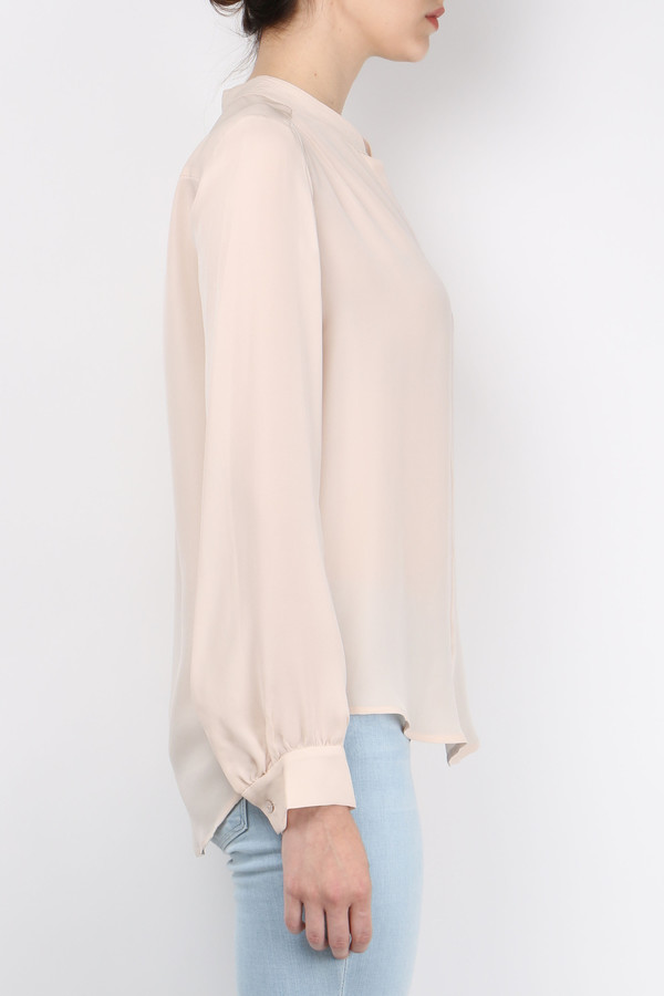 L'agence Bianca Band Collar Blouse L'agence Bianca Band Collar Blouse