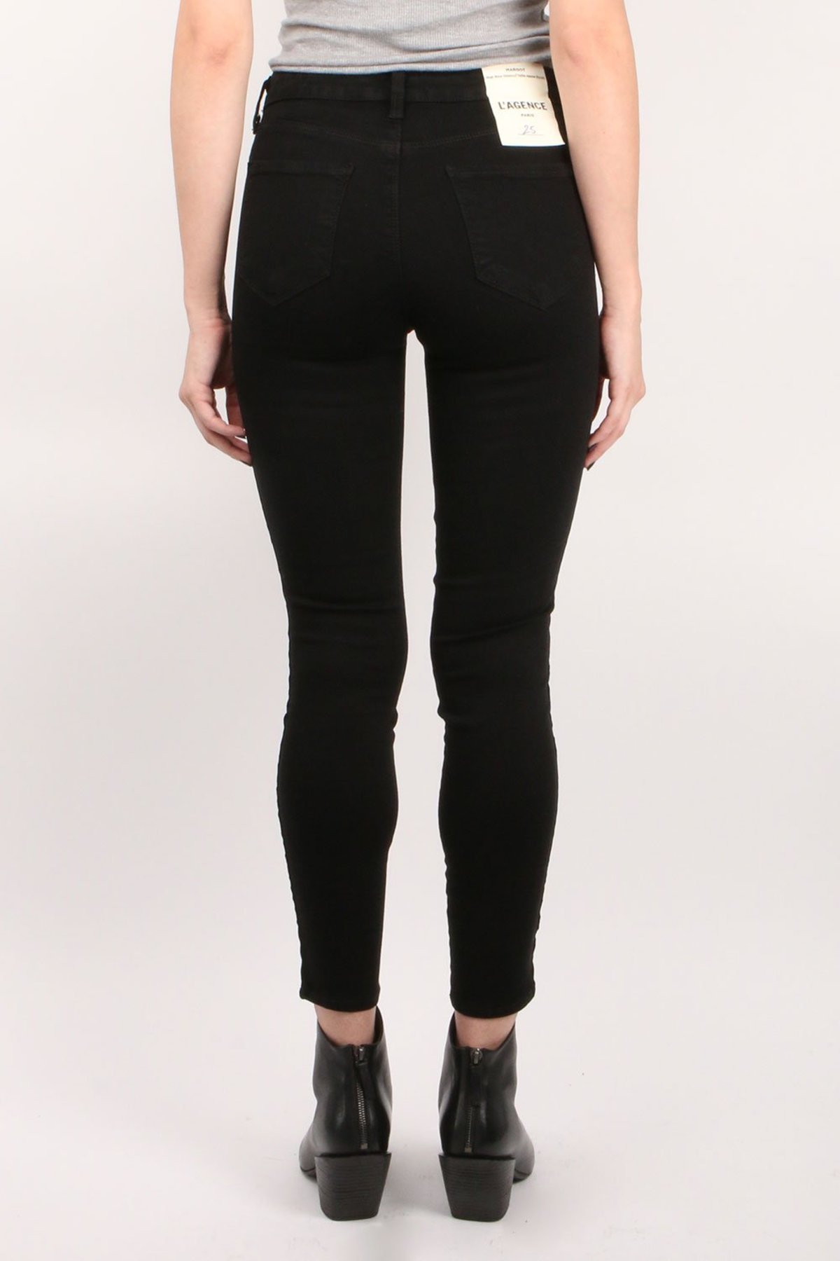 black tuxedo jeans