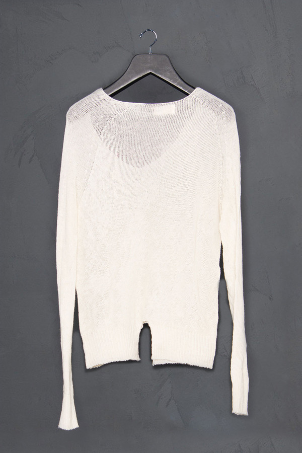 Ma'ry'ya Slit Hem Pullover Ma'ry'ya Slit Hem Pullover