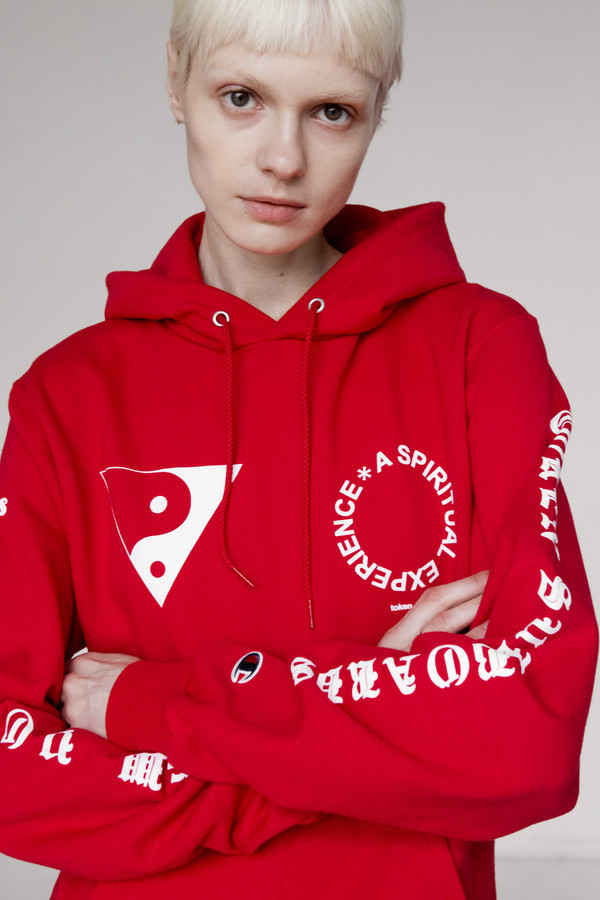 Men's Token Cotton Mosco Hoodie - Red Men's Token Cotton Mosco Hoodie - Red