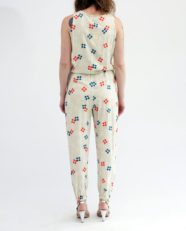 Nahanni Arntzen Cortes jumpsuit- geo print Nahanni Arntzen Cortes jumpsuit- geo print