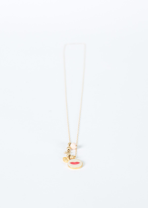 5 Octobre Lipstick Charm Necklace 5 Octobre Lipstick Charm Necklace