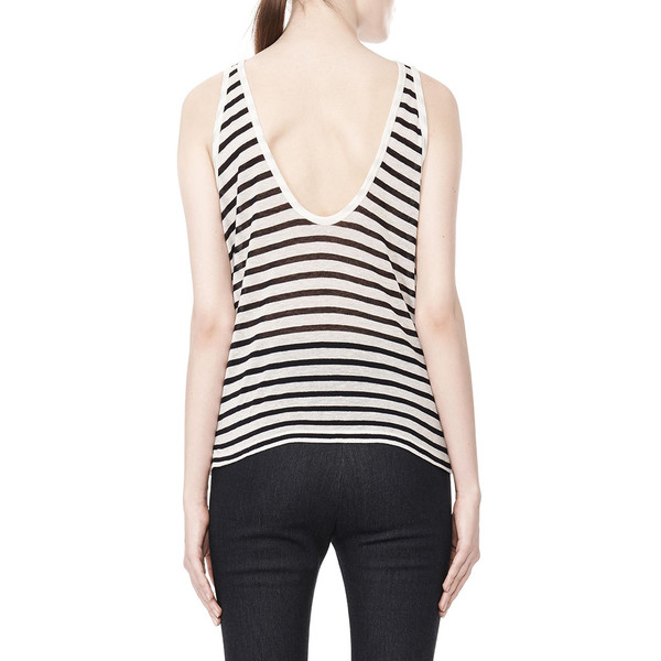 T By Alexander Wang Stripe Linen Tank T By Alexander Wang Stripe Linen Tank