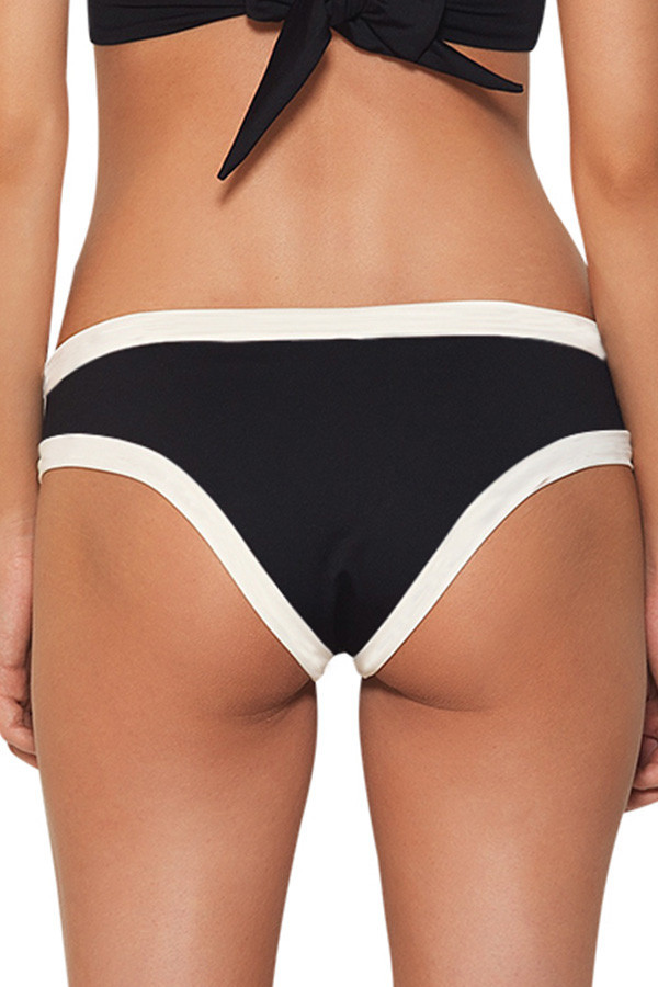 Estivo Black and White Bandeau Bikini Bottoms Estivo Black and White Bandeau Bikini Bottoms
