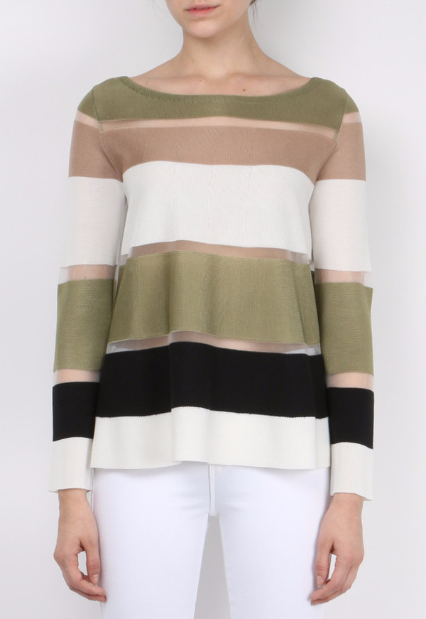 (nude) Boat Neck Sweater (nude) Boat Neck Sweater