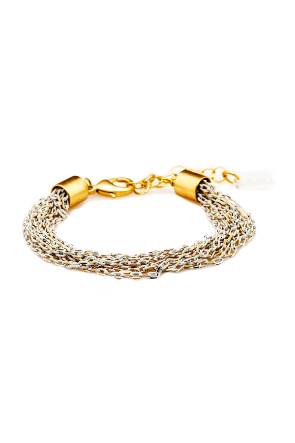 Grayling Menara Bracelet in White/Gold Grayling Menara Bracelet in White/Gold
