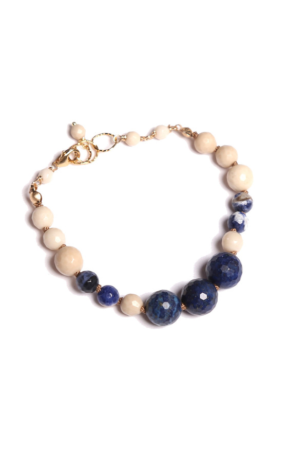 James and Jezebelle Lapis, Sodalite, & Jasper Bracelet James and Jezebelle Lapis, Sodalite, & Jasper Bracelet