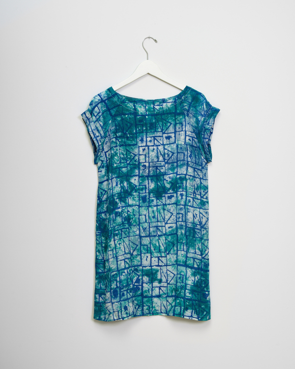 Osei-Duro Deni Raglan Dress in Waterbolt Osei-Duro Deni Raglan Dress in Waterbolt