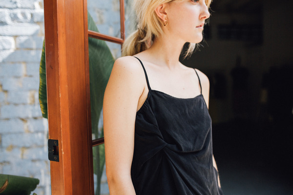 Objects Without Meaning Twist Lounge Tank, Black Objects Without Meaning Twist Lounge Tank, Black