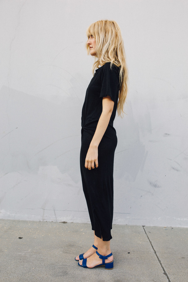 Objects Without Meaning Twist Tee Dress, Black Objects Without Meaning Twist Tee Dress, Black