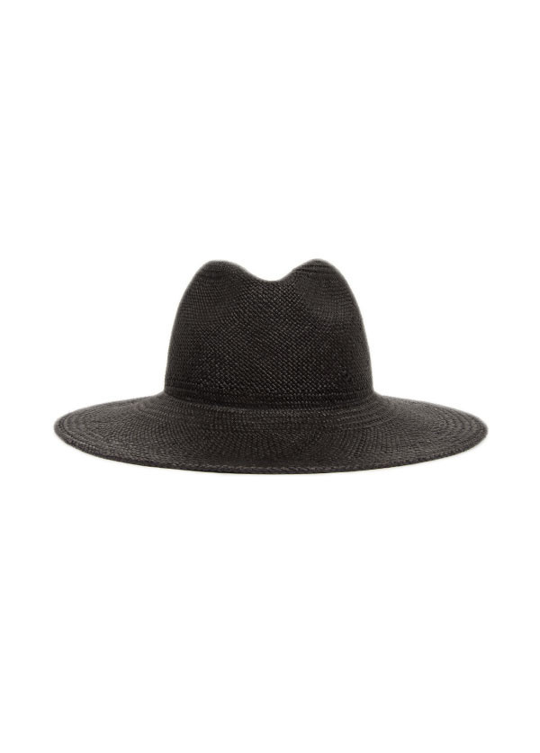 Janessa Leone - Rita Black Panama Hat Janessa Leone - Rita Black Panama Hat
