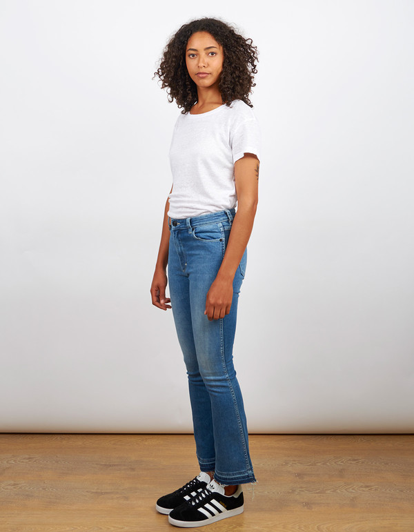 Filippa K Linen Tee White Filippa K Linen Tee White