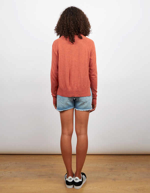Just Female Neptune Knit Marsala Melange Just Female Neptune Knit Marsala Melange